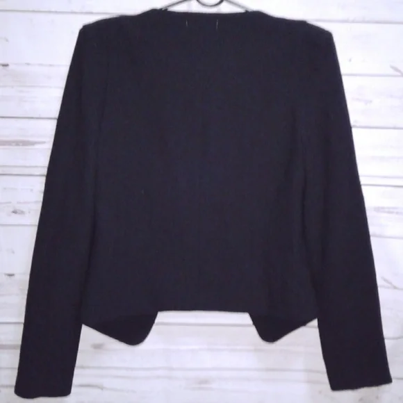 The Impeccable Pig Black Open Front Blazer - Picture 4 of 5